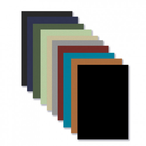 Бумага для пастели АБРАЗИВНАЯ А4 в коробке, 40 листов, 10 цветов, 240 г/м2, BRAUBERG ART, 117767