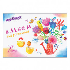 Альбом для рисования, А4, 32 листа, скоба, обложка картон, ЮНЛАНДИЯ, 202х285 мм, Летняя феерия (1 вид), 105066 Альбом для рисования, А4, 32 листа, скоба, обложка картон, ЮНЛАНДИЯ, 202х285 мм, Летняя феерия (1 вид), 105066