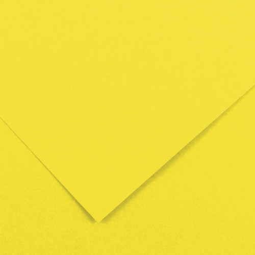 Бумага (картон) для творчества (1 лист) SADIPAL Sirio А2+ (500х650 мм), 240 г/м2, желтый, 7886