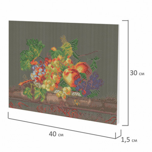 Картина стразами (алмазная мозаика) 30х40 см, ОСТРОВ СОКРОВИЩ Натюрморт, на подрамнике, 662422