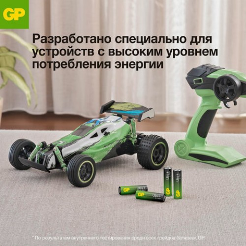 Батарейки КОМПЛЕКТ 2 шт, GP Ultra Plus G-Tech, AAA (LR03), алкалиновые,мизинчиковые,, 24AUPA21-2CRSB2