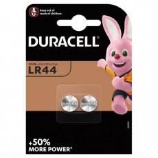 Батарейки DURACELL, LR44 (V13GA, 76A), алкалиновые, КОМПЛЕКТ 2 шт., блистер, 81488664