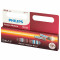 Батарейки алкалиновые мизинчиковые КОМПЛЕКТ 12 шт., PHILIPS Power Alkaline, ААА (LR03, 15А), блистер, Б0064681