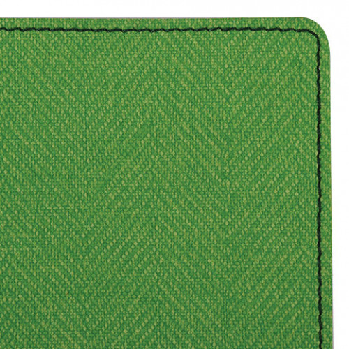 Блокнот А5 (148x213 мм), BRAUBERG Tweed, 112 л., гибкий, под ткань, линия, темно-зеленый, 110964