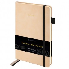 Блокнот А5 138x213 мм, BRAUBERG Velvet, резинка, держатель, 80 л., клетка, розовый, 116242