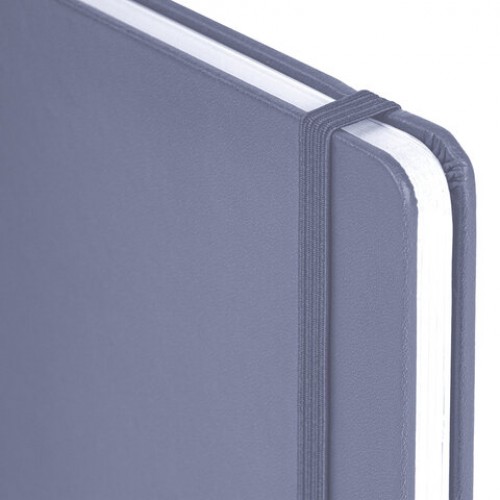 Блокнот А5 138x213 мм, BRAUBERG Basic, под кожу, 80 л., клетка, ассорти, CLASSIC, 116231