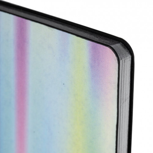Блокнот МАЛЫЙ ФОРМАТ (100х150 мм) А6, BRAUBERG VISTA Gradient, под кожу, гибкий, срез фольга, 80 л., 112101