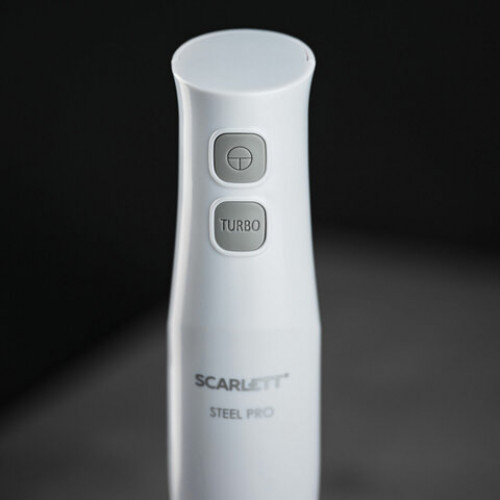 Блендер погружной SCARLETT SC-HB42F84, 850Вт, 2режима, измельчитель, венчик, стакан, черный