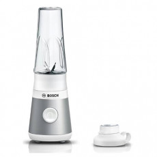 Блендер стационарный BOSCH MMB2111T, 450 Вт, 1 скорость, чаша 0,6 л, пластик, серебристый