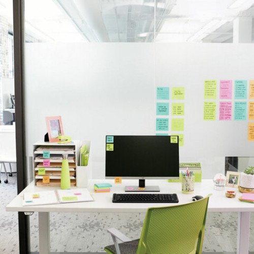 Блок самоклеящийся (стикер) POST-IT SuperSticky Love is 76х76 мм, 360 л., 2028-LVI