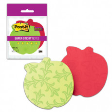 Блоки самоклеящиеся (стикеры) POST-IT Super Sticky Яблоко, КОМПЛЕКТ 2 шт. по 75 л., красные/зеленые, 7350-APL Блоки самоклеящиеся (стикеры) POST-IT Super Sticky Яблоко, КОМПЛЕКТ 2 шт. по 75 л., красные/зеленые, 7350-APL