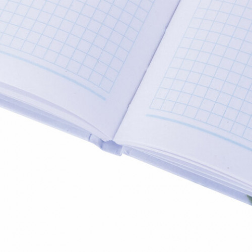Блокнот А5 (135х206 мм), 80 л, твердый, выборочный лак, клетка, STAFF, Молодежный, 111607