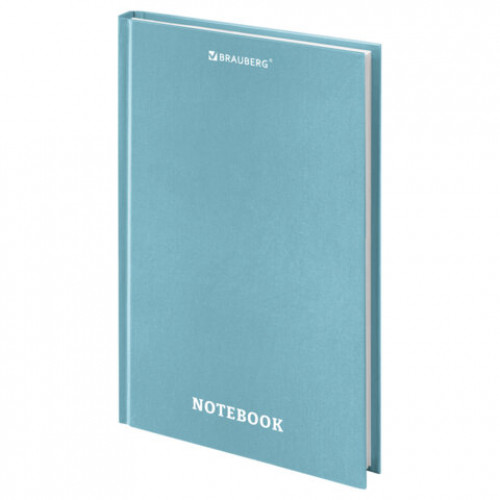 Блокнот А5 134х206мм, 80 л., твердый, клетка, BRAUBERG, МОРАНДИ, 118556