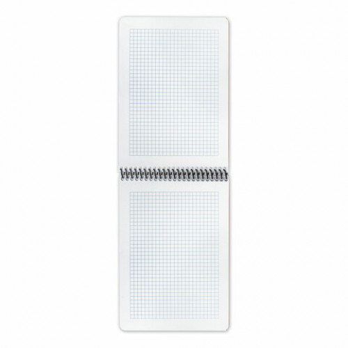 Блокнот А5, 80 листов, спираль пластиковая, обложка пластик, клетка, BRAUBERG Metropolis, КРАСНЫЙ, 110975