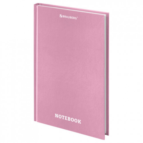 Блокнот А5 134х206мм, 80 л., твердый, клетка, BRAUBERG, МОРАНДИ, 118556
