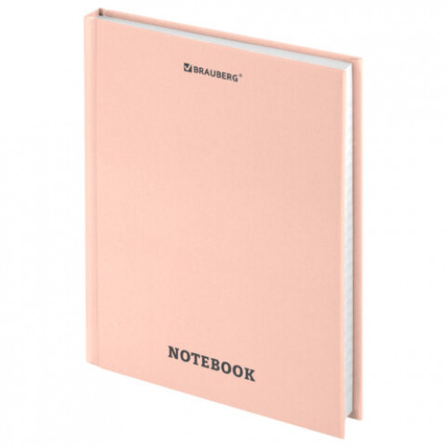 Блокнот МАЛЫЙ ФОРМАТ (110х147мм), А6, 80 л., твёрдый, клетка, BRAUBERG, МОРАНДИ, 118557