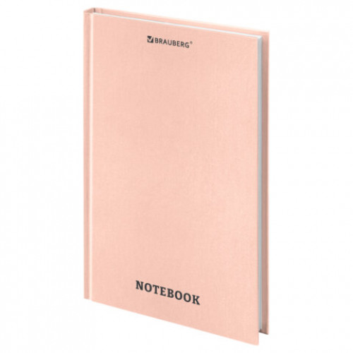 Блокнот А5 134х206мм, 80 л., твердый, клетка, BRAUBERG, МОРАНДИ, 118556