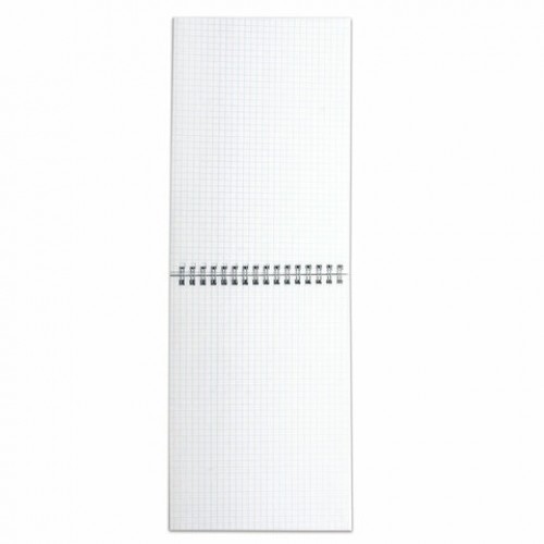 Блокнот А5 146х206 мм, 60 л., гребень, картон, жесткая подложка, клетка, BRAUBERG Minimal Classic, 116426