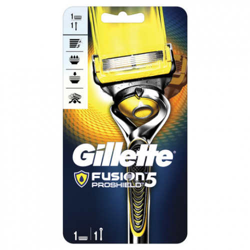 Бритва GILLETTE (Жиллет) Fusion ProShield, с 1 сменной кассетой, для мужчин, GIL-81618298