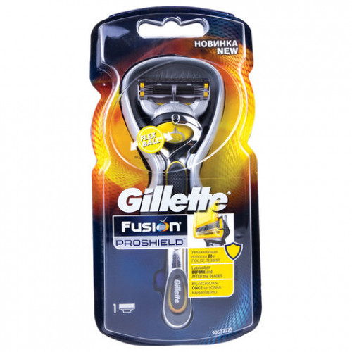 Бритва GILLETTE (Жиллет) Fusion ProShield, с 1 сменной кассетой, для мужчин, GIL-81618298