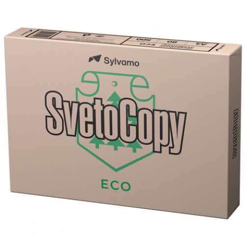 Бумага офисная А4, 80 г/м2, 500 л., SVETOCOPY ECO, белизна 60%, Sylvamo