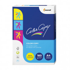 Бумага COLOR COPY, А4, 160 г/м2, 250 л., для полноцветной лазерной печати, А++, Австрия, 161% (CIE), A4-26734