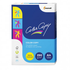 Бумага COLOR COPY, А4, 250 г/м2, 125 л., для полноцветной лазерной печати, А++, Австрия, 161% (CIE), А4-34792