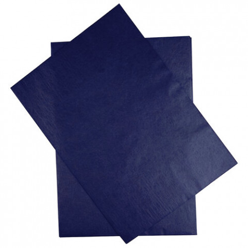 Бумага копировальная (копирка) синяя А4, 50 листов, BRAUBERG ART CLASSIC, 112402