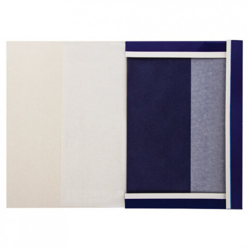 Бумага копировальная (копирка) синяя А4, 50 листов, BRAUBERG ART CLASSIC, 112402