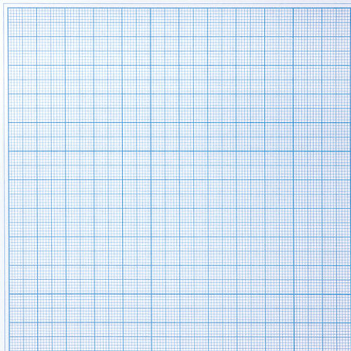 Бумага масштабно-координатная (миллиметровая), папка, А4, голубая, 20 листов, ПЛОТНАЯ 80 г/м2, STAFF, 113485