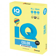 Бумага цветная IQ color, А4, 80 г/м2, 500 л., умеренно-интенсив, лимонно-желтая, ZG34 Бумага цветная IQ color, А4, 80 г/м2, 500 л., умеренно-интенсив, лимонно-желтая, ZG34