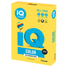 Бумага цветная IQ color, А4, 160 г/м2, 250 л., интенсив, канареечно-желтая, CY39 Бумага цветная IQ color, А4, 160 г/м2, 250 л., интенсив, канареечно-желтая, CY39