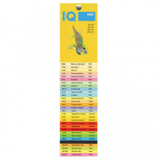 Бумага цветная IQ color, А4, 160 г/м2, 250 л., тренд, серая, GR21