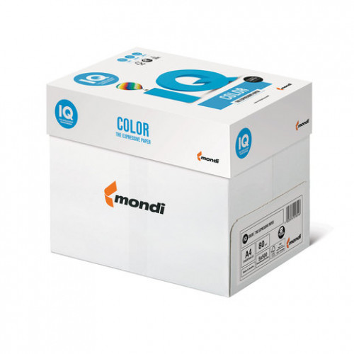 Бумага цветная IQ color, А4, 80 г/м2, 500 л., неон, розовая, NEOPI