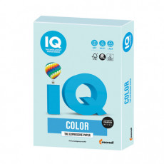 Бумага цветная IQ color, А4, 160 г/м2, 250 л., пастель, светло-голубая, BL29