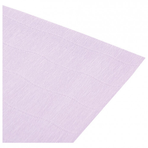 Бумага гофрированная (ИТАЛИЯ) 140 г/м2, светло-лиловая (992), 50х250 см, BRAUBERG FIORE, 112590