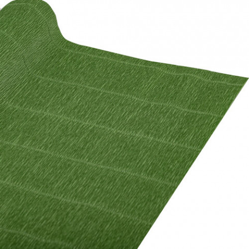 Бумага гофрированная (ИТАЛИЯ) 180 г/м2, травяная (591), 50х250 см, BRAUBERG FIORE, 112623