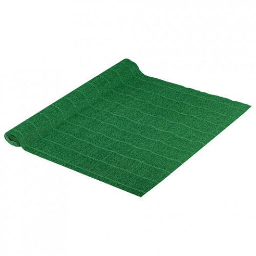 Бумага гофрированная (ИТАЛИЯ) 180 г/м2, темно-зеленая (561), 50х250 см, BRAUBERG FIORE, 112616