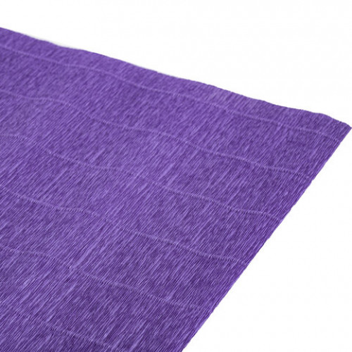 Бумага гофрированная (ИТАЛИЯ) 180 г/м2, сиреневая (17e2), 50х250 см, BRAUBERG FIORE, 112644