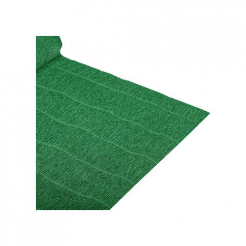 Бумага гофрированная (ИТАЛИЯ) 140 г/м2, темно-зеленая (961), 50х250 см, BRAUBERG FIORE, 112570