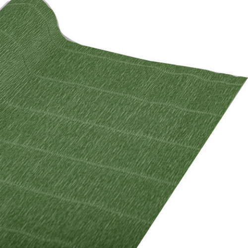 Бумага гофрированная (ИТАЛИЯ) 180 г/м2, нефрит (565), 50х250 см, BRAUBERG FIORE, 112624