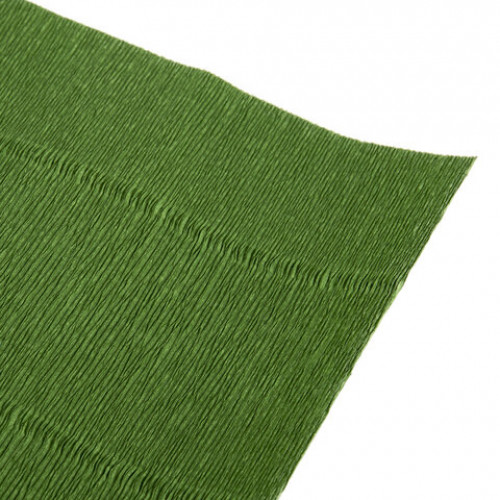 Бумага гофрированная (ИТАЛИЯ) 140 г/м2, травяная (991), 50х250 см, BRAUBERG FIORE, 112574