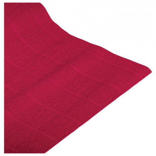 Бумага гофрированная (ИТАЛИЯ) 140 г/м2, красная (989), 50х250 см, BRAUBERG FIORE, 112562