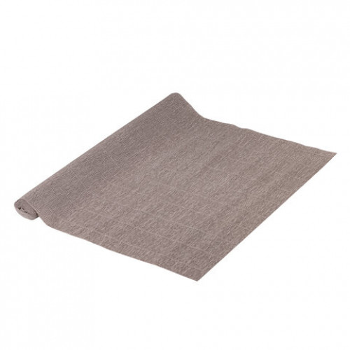 Бумага гофрированная (ИТАЛИЯ) 180 г/м2, серая (604), 50х250 см, BRAUBERG FIORE, 112655