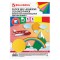 Цветная бумага А4 БАРХАТНАЯ САМОКЛЕЯЩАЯСЯ, 5 листов 5 цветов, 110 г/м2, BRAUBERG, 124727