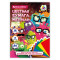 Цветная бумага А4 офсетная, 16л. 8цв., на скобе, МОНСТРИКИ, 200х275мм, BRAUBERG, 116993 Цветная бумага А4 офсетная, 16л. 8цв., на скобе, МОНСТРИКИ, 200х275мм, BRAUBERG, 116993