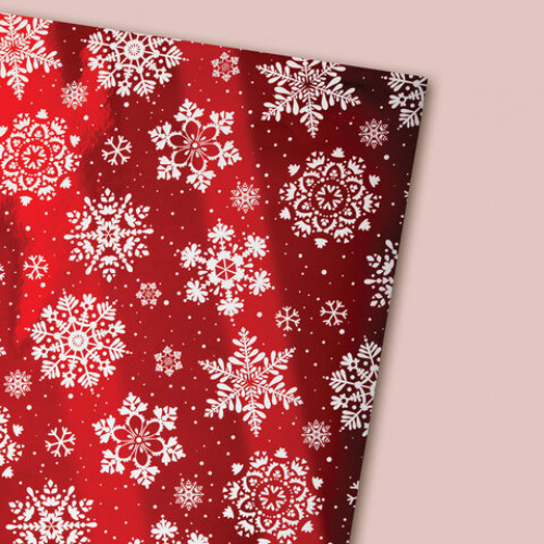 Бумага упаковочная подарочная С ЭФФЕКТАМИ новогодняя НАБОР 3 шт., Xmas Pattern 70х100 см, ЗОЛОТАЯ СКАЗКА, 591935