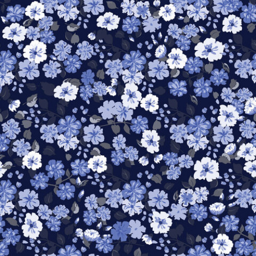 Бумага упаковочная мелованная 70х100 см ЗОЛОТАЯ СКАЗКА Night Flowers, 5 дизайнов, 70 г/м2, 591588