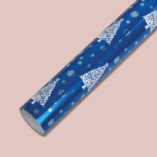 Бумага упаковочная подарочная С ЭФФЕКТАМИ новогодняя НАБОР 3 шт., Xmas Pattern 70х100 см, ЗОЛОТАЯ СКАЗКА, 591935