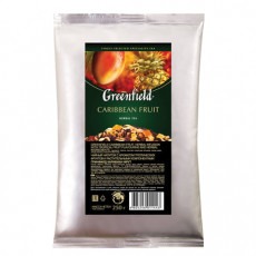Чай GREENFIELD (Гринфилд) Caribbean Fruit, фруктовый, манго/ананас, листовой, 250 г, пакет, 1144-15